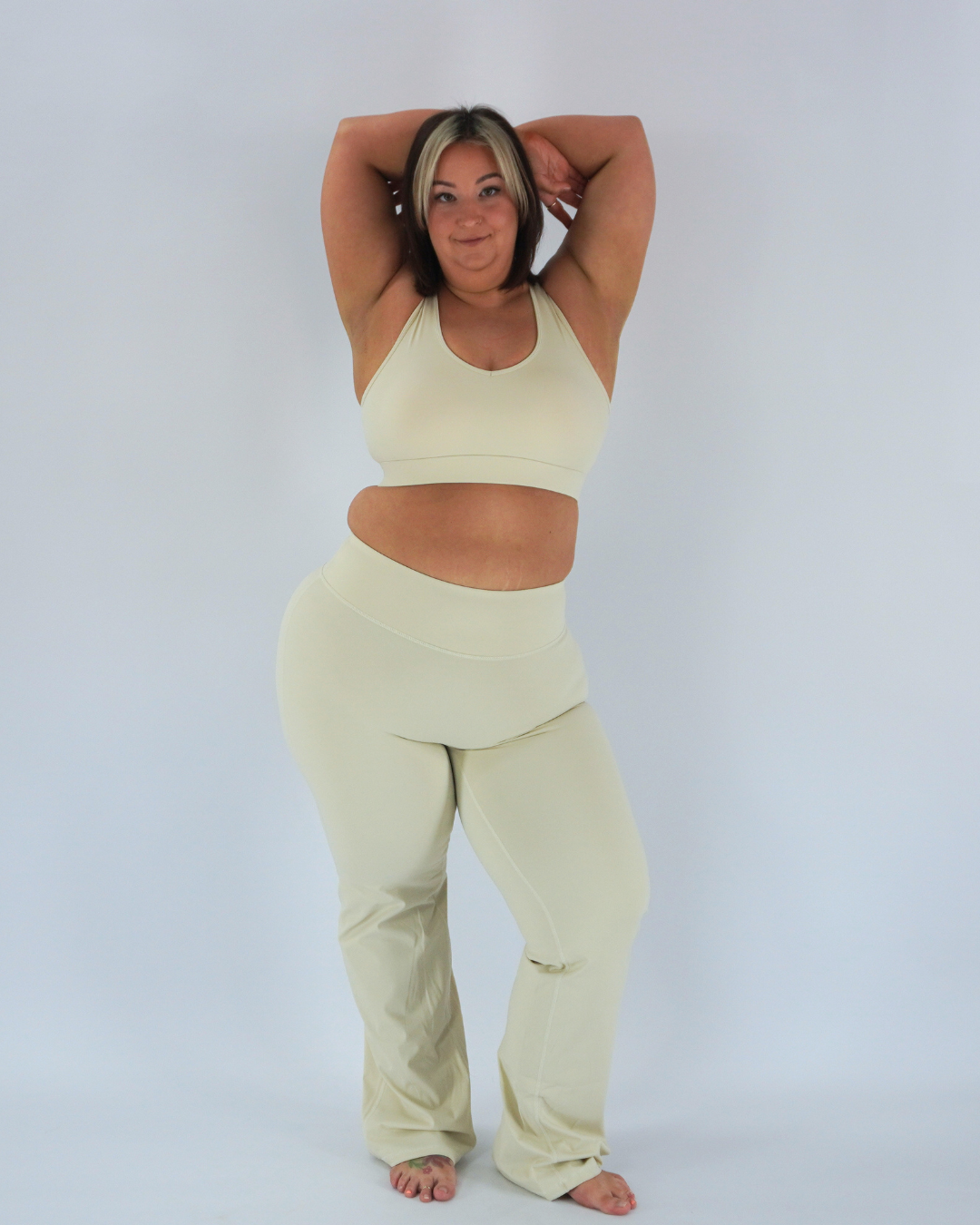 London Racer Back Bra - Vanilla