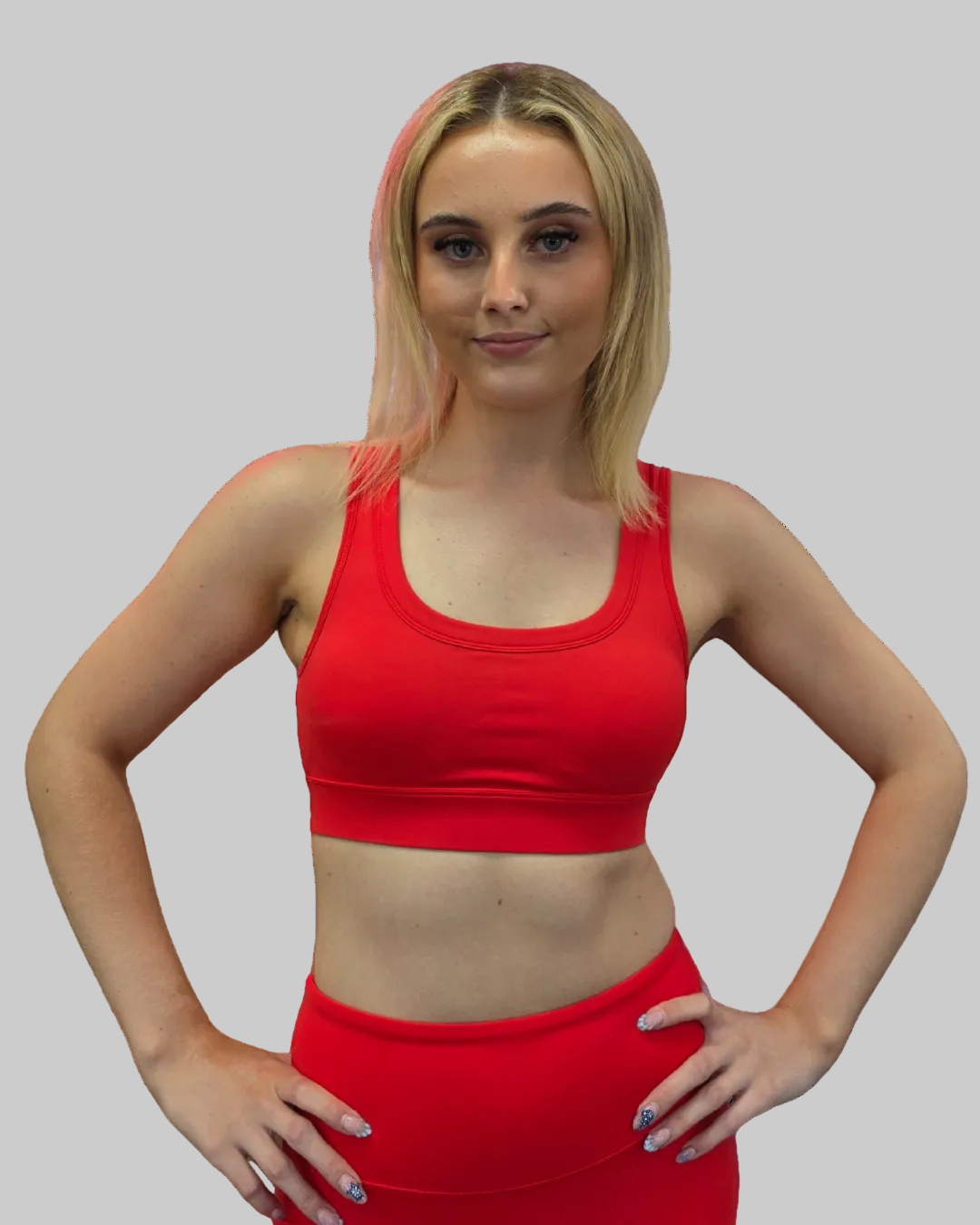 Bella Sports Bra - Red