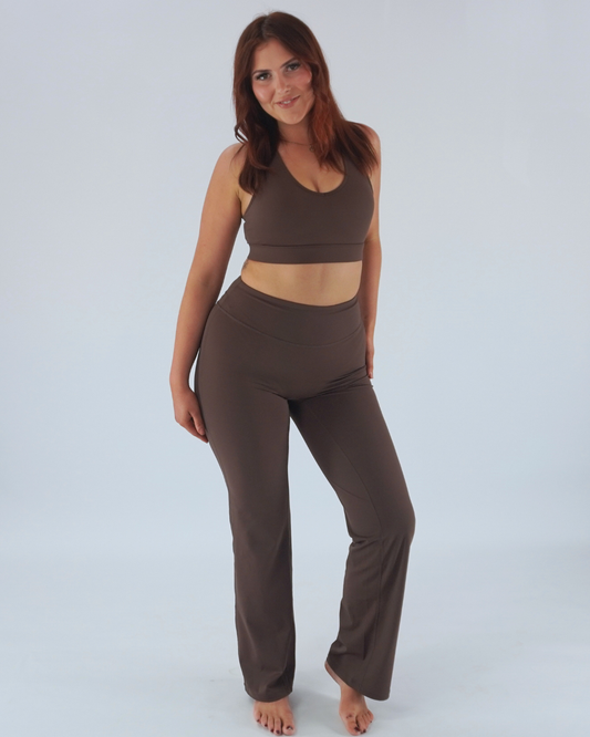 Wide leg pant - Chocolate