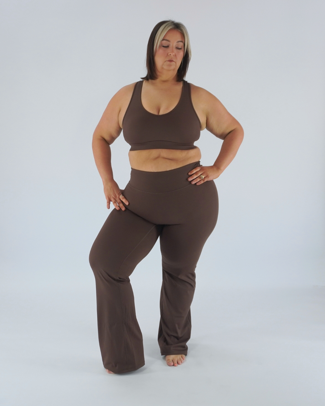 Wide leg pant - Chocolate