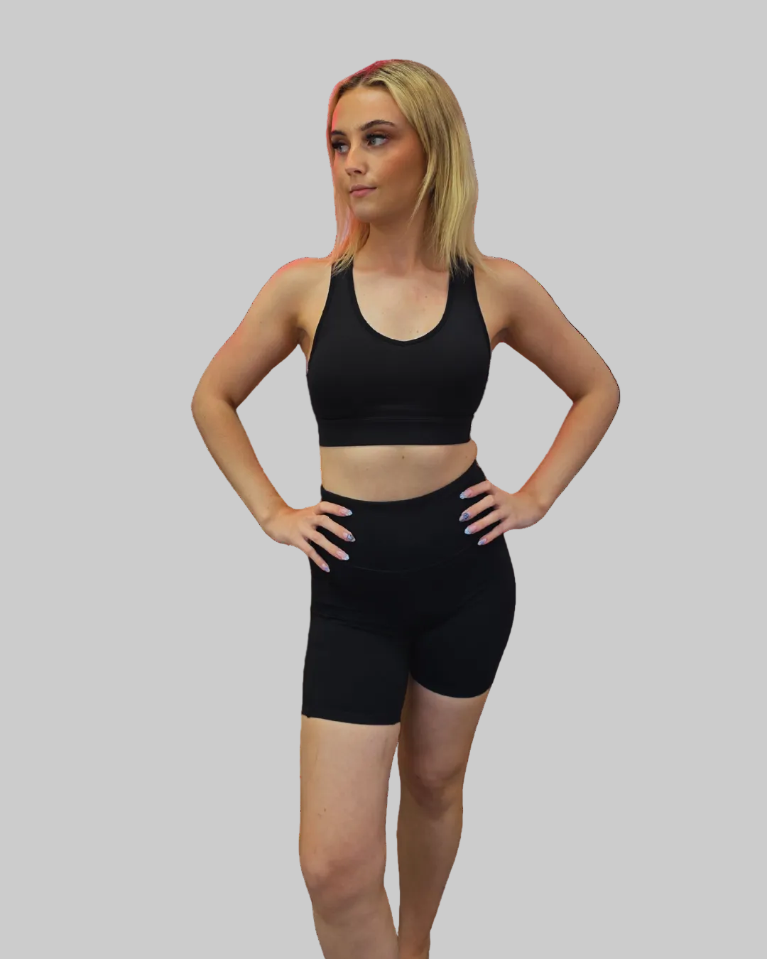 Essential Bike Shorts with Pocket - Black